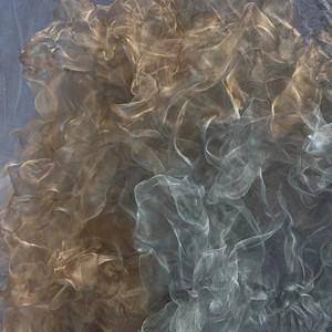 幼儿园环创面料可塑钢丝网艺术材料金属纱云雾网造型硬纱布料网纱