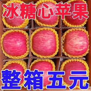 陕西洛川红富士苹果10斤应季水果新鲜脆甜冰糖心苹果5斤整箱包邮