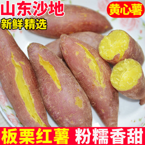 板栗红薯新鲜9斤黄心地瓜农家自种香薯小山芋烟薯10蜜薯山东番薯