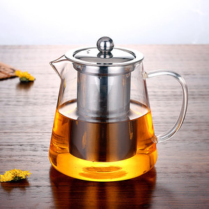 加厚玻璃茶壶家用组合茶具套装耐热养生花茶壶不锈钢过滤泡茶壶