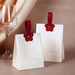 喜糖盒喜糖袋2024新款高级感结婚喜糖盒子欧式婚礼伴手礼糖盒空盒
