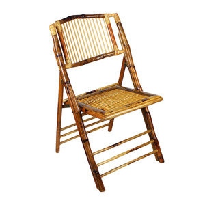 婚庆椅子竹子折叠椅传统民宿家具靠背椅家用竹餐椅中式复古竹凳子