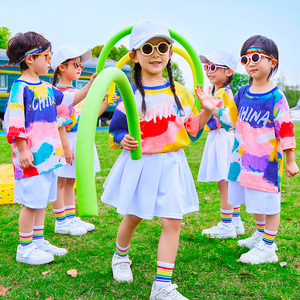 六一儿童演出服幼儿园舞蹈班服小学生啦啦操拉拉队运动会表演服装