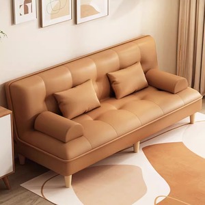 自然艺和多功能可折叠沙发床两用小户型客厅简约单人床伸缩出租屋