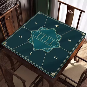 德州扑克正方形桌布桌垫棋牌室可定制尺寸麻将台垫百家乐桌游台布