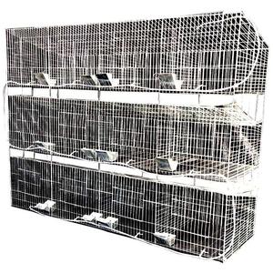 加粗12位24位商品兔笼大型养殖场子母兔笼自动清粪兔笼专业养殖