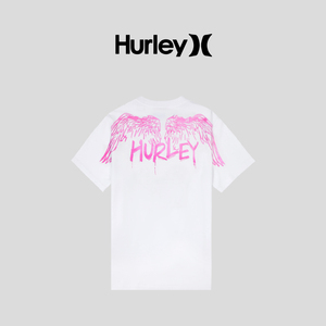 美国高街潮牌HURLEY夏季24新款纯棉短袖T恤男女同款SHL2433