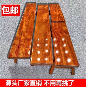 新品红塔利条凳金丝花梨实木条凳餐桌凳子红塔利红檀大板配件长板