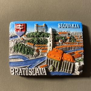 斯洛伐克首都布拉迪斯拉发地标景点旅游纪念家居装饰品磁铁冰箱贴