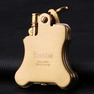 新款朗森RONSON老式煤油黄铜打火机班卓琴创意葫芦形R01个性创意