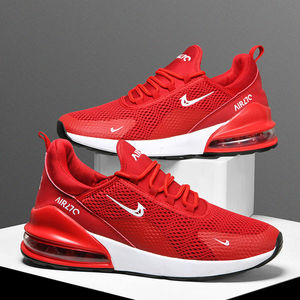 正品牌匹克官方红色男士跑步鞋气垫减震大码男鞋45休闲运动鞋46外