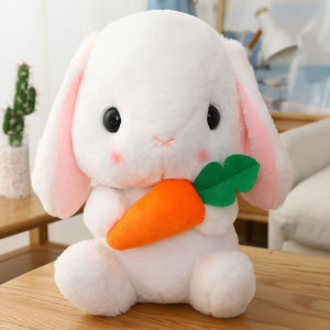 长耳朵兔公仔毛绒玩具可爱萝卜兔子玩偶抱枕布娃娃生日礼物女孩子