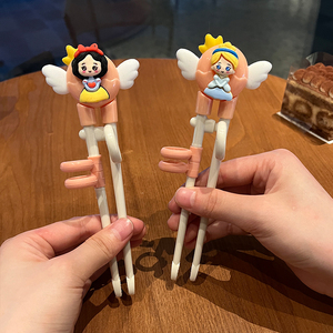 卡通儿童辅助筷子1-3-6岁初学者专用宝宝吃饭训练筷子食品级餐具