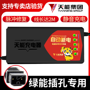 绿能电动车电瓶充电器48V12A60V20AH72V32A40A50A60A三轮通用