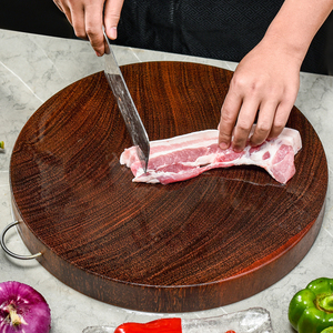 菜板防霉抗菌家用越南正宗铁木实木砧板整木刀板厨房粘板切菜案板