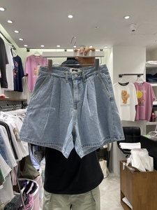 一件包邮EVE韩国东大门代购牛仔短裤 2024春季新款短裤