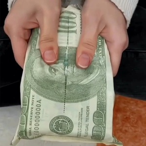 美金抽纸创意美元卫生纸搞笑趣味娱乐纸巾美刀金钱纸巾金钱卫生纸
