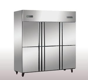 立德盛宝六门冰箱双温冷藏冷冻柜保鲜冷柜商用酒店厨房制冷设备