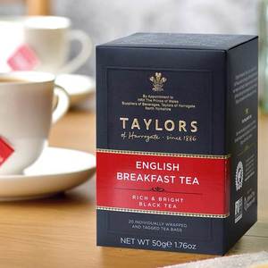 英国进口泰勒 早餐原味 柠檬香橘红茶 英氏皇家格雷伯爵茶叶罐装