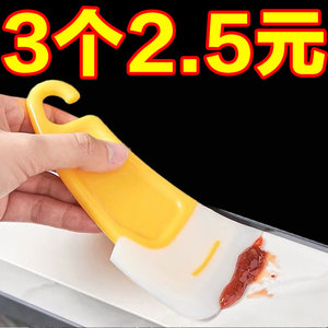 日式硅胶刮刀锅底清洁刮板洗锅碗碟不粘锅家用刮片油污铲子残渣