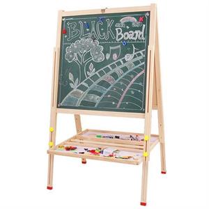 小学生双面幼儿童画板画架小孩可升降写字板女孩支架式家用小黑板