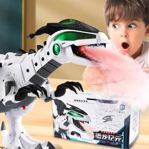 儿童恐龙玩具电动可喷雾喷火霸王龙充电遥控仿真动物会走机械战龙