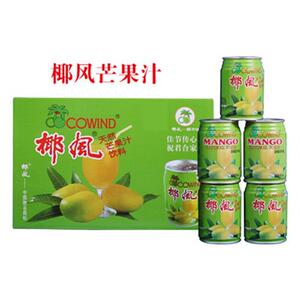 椰风挡不住芒果汁饮料245ml*8/24罐椰风挡不住椰风芒果汁