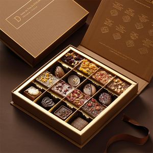 朵娜贝拉手工进口巧克力礼盒装七夕送女朋友生日礼物