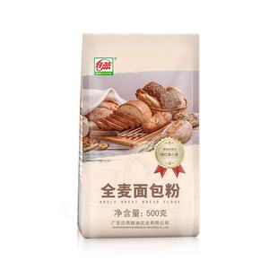 全麦面包粉 白燕全麦面粉含麦麸高筋面粉 家用烘焙 500g