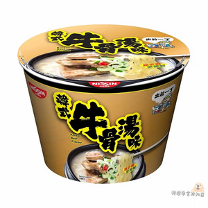 香港代购 出前一丁韩式牛骨汤味即食面碗面105g速食方便面