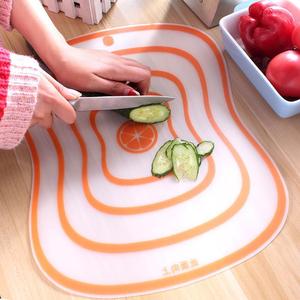 透明板软切菜板薄片垫菜板树脂硅胶迷你面塑料水果切菜板擀磨砂