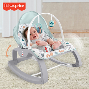 费雪婴儿多功能便携摇椅摇篮安抚躺坐椅哄睡新生儿玩具可折叠礼物