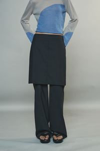 韩国正品  ENOR4030410  羊毛简约气质设计感裙裤