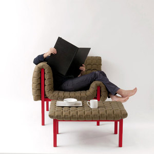 ruche设计师休闲椅北欧轻奢意式极简个性客厅写意空间布艺沙发椅