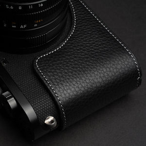 ICESHU适用原创真皮徕卡Q2相机包LeicaQ2皮套q2半套保护套手柄手