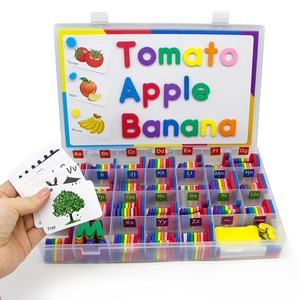 26个英文单词字母磁力贴自然拼读早教具自然拼读磁铁益智abcd玩具