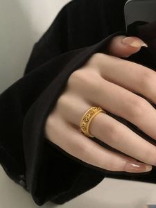 龙年复古宫廷风简约戒指女轻奢高级感精致时尚个性食指戒指环礼物