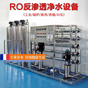 大型工业RO反渗透全自动水处理设备地下井水去离子出水直饮纯水机