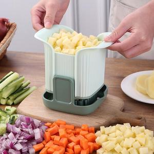 蔬菜切丁器多功能洋葱土豆薯条水果切粒机家用胡萝卜黄瓜切条工具