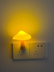 夜间感应灯led老人起夜床灯插电式家用过道灯自动光控壁灯小夜灯