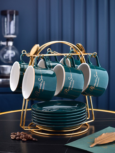 爱马仕咖啡杯精致现代轻奢家用杯子高级感陶瓷高档欧式茶具茶餐具