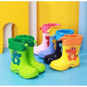 四季儿童雨鞋软底休闲加绒保暖可拆男童女童学生大童幼儿专用雨靴