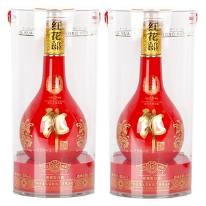【多人团】 红花郎15年酱香型白酒 53度500ml*2瓶装 婚宴送礼