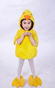 六一儿童动物表演服小鸭子演出服装小鸡也疯狂舞蹈服幼儿园男女童