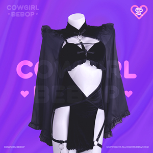 COWGIRL BEBOP[魔女斗篷]cosplay服性感披肩斩男高叉旗袍睡衣套装