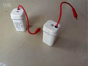 小便池感应器防水6v电池盒4节5号小便器配件小便斗尿斗电源变压器