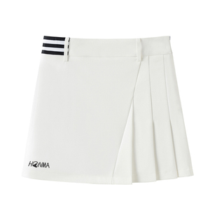 Honma高尔夫女士服装24新款裤裙透气轻薄运动防走光高腰显瘦短裙