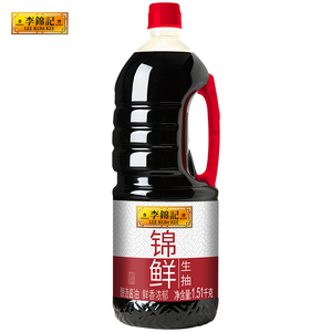 【限时特价】李锦记锦鲜生抽酱油1.51kg炒菜凉拌蘸点