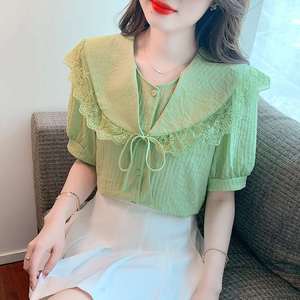 Summer New Style Small Fresh Sweet Doll Collar Chic Design S