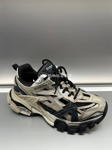 BALENCIAGA巴黎世家英国track2女士拼色系带运动老爹鞋568615